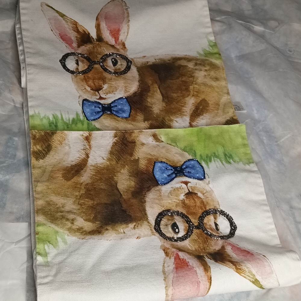 Bunny Tales Easter Rabbit table runner - Picture 7 of 7